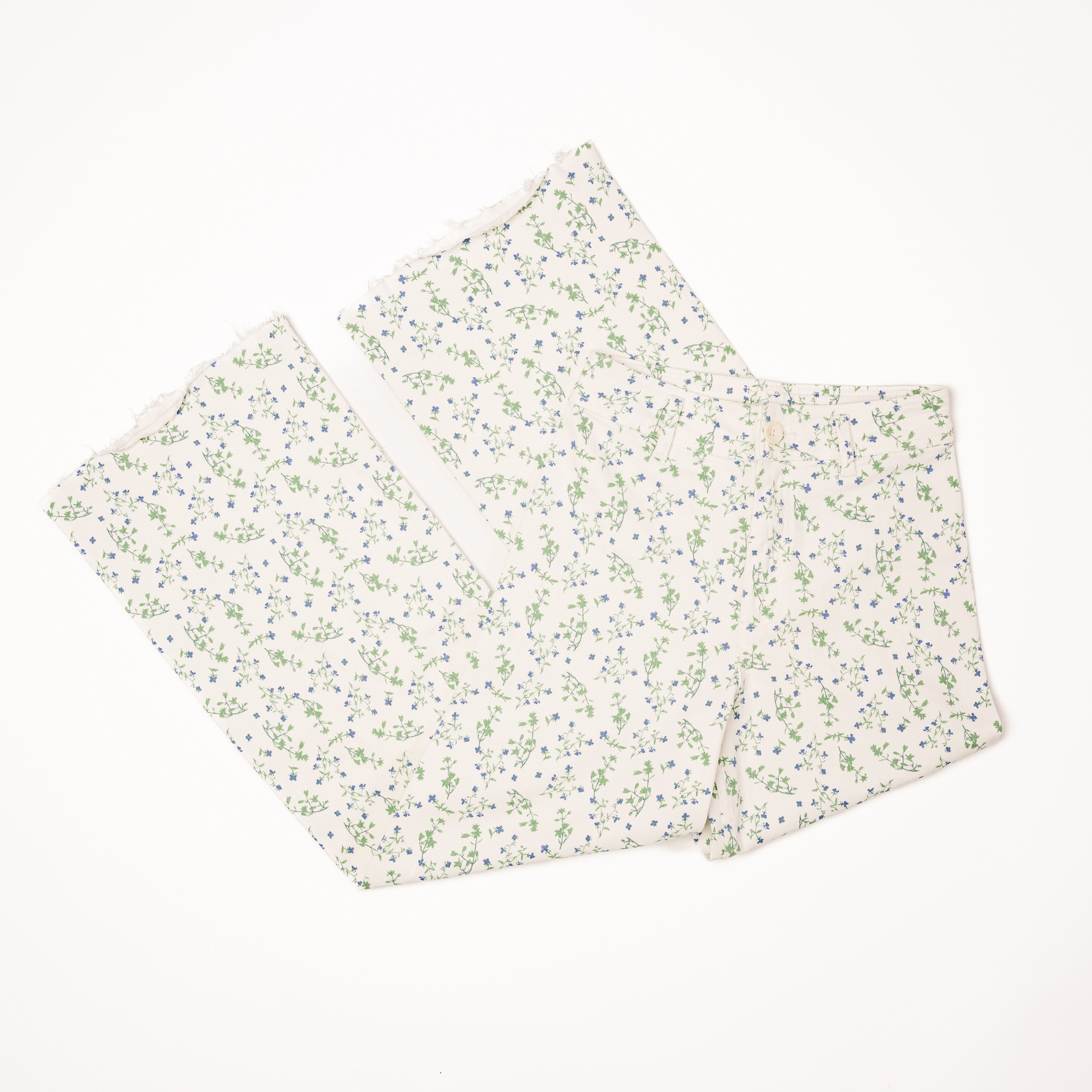 Women's Miou Mouse Floral Print Pants P4663ST - Crazy House Western Wear