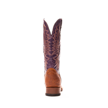 Women's Tanner Mark 12" Damiana Orange Cowhide Boots TML207105 - Crazy House Western Wear