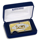 Men's Montana Silversmiths Santa Fe Sunrise Credit Card & Cash Case with Praying Cowboy CRCARD6173-731M