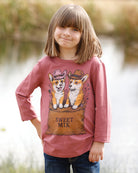 Cruel Denim Girl's Pink Long Sleeve T-shirt CTK8990014