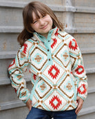 Cruel Denim Girl's Aztec Printed Pullover CWK8250011