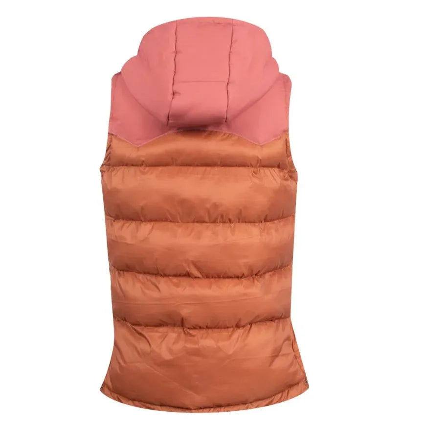 Women's STS Ranchwear Harper Vest - Brown and Pink STS3265
