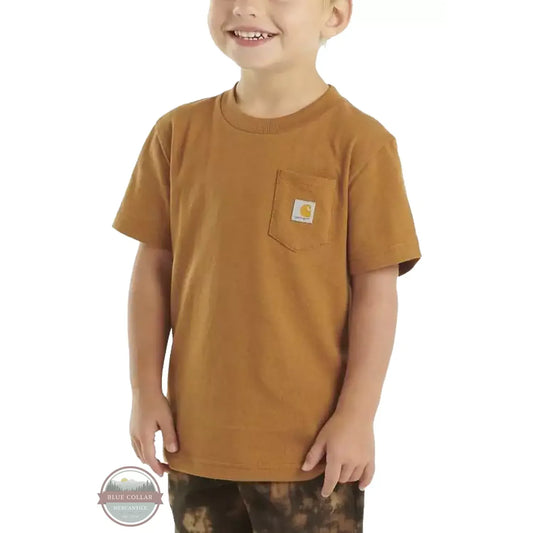 Boy's Carhartt Short Sleeve Pocket T-shirt CA6513-D15