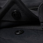 Men's Poncho Black "The Smokestack" Short Sleeve Button Up 