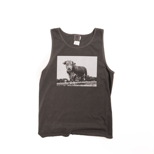 Women's Bull Black Tank Top