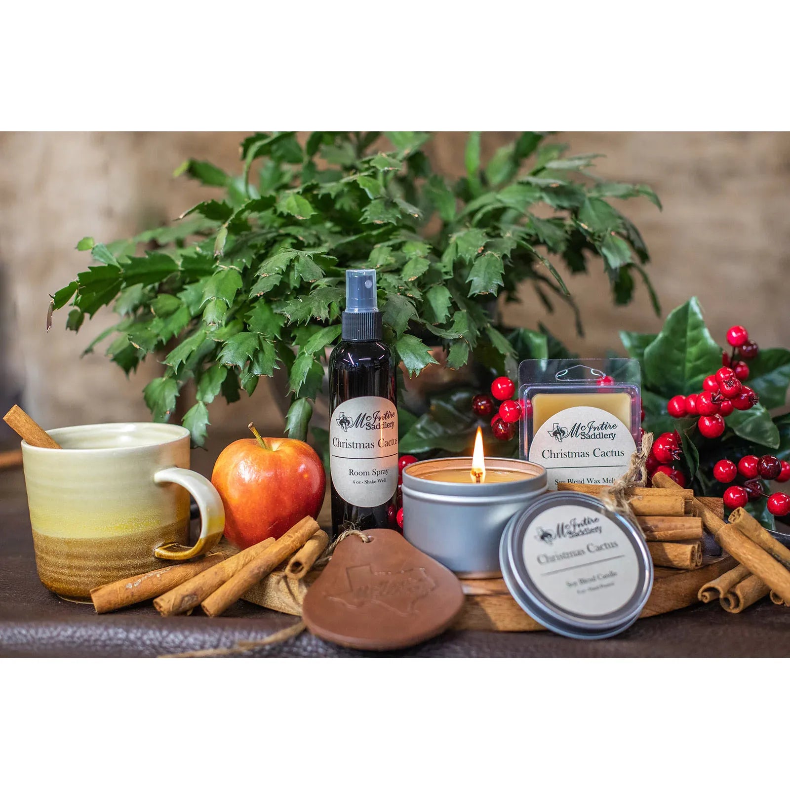 McIntire Saddlery Christmas Cactus Room Spray 