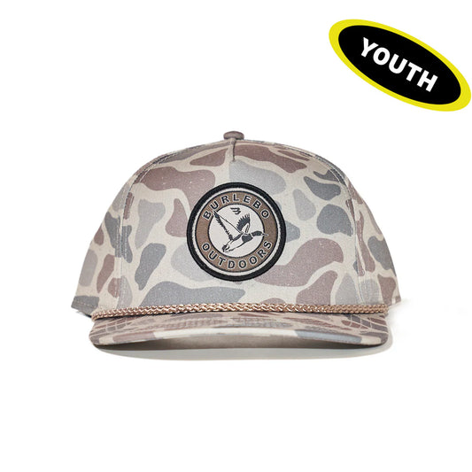 Boy's Burlebo Circle Mallard Classic Deer Camo Cap YC-CIRM-CDC