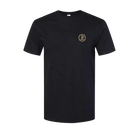 Men's Poncho Short Sleeve Black "The Cowboy Moon" T-shirt 