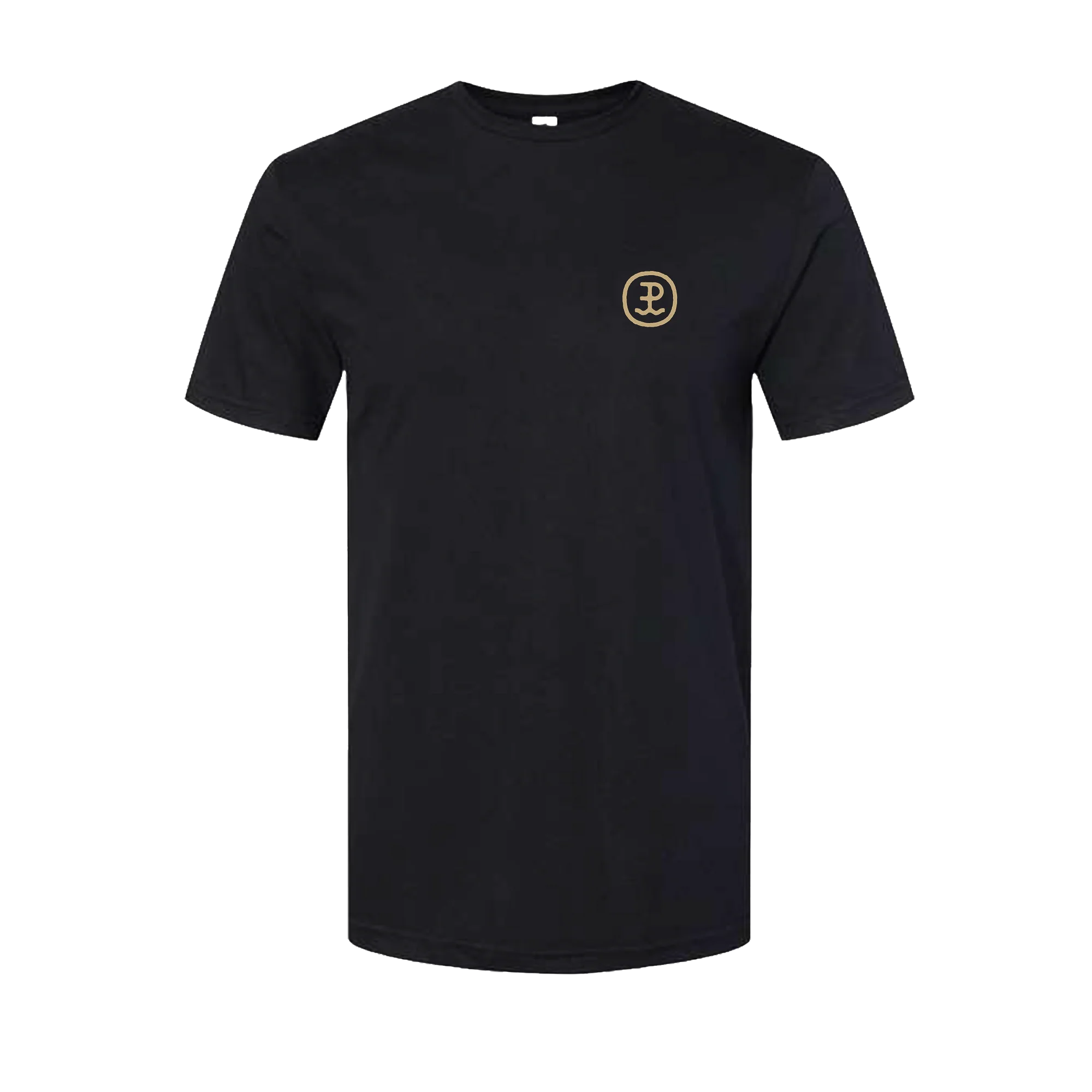Men's Poncho Short Sleeve Black "The Cowboy Moon" T-shirt 