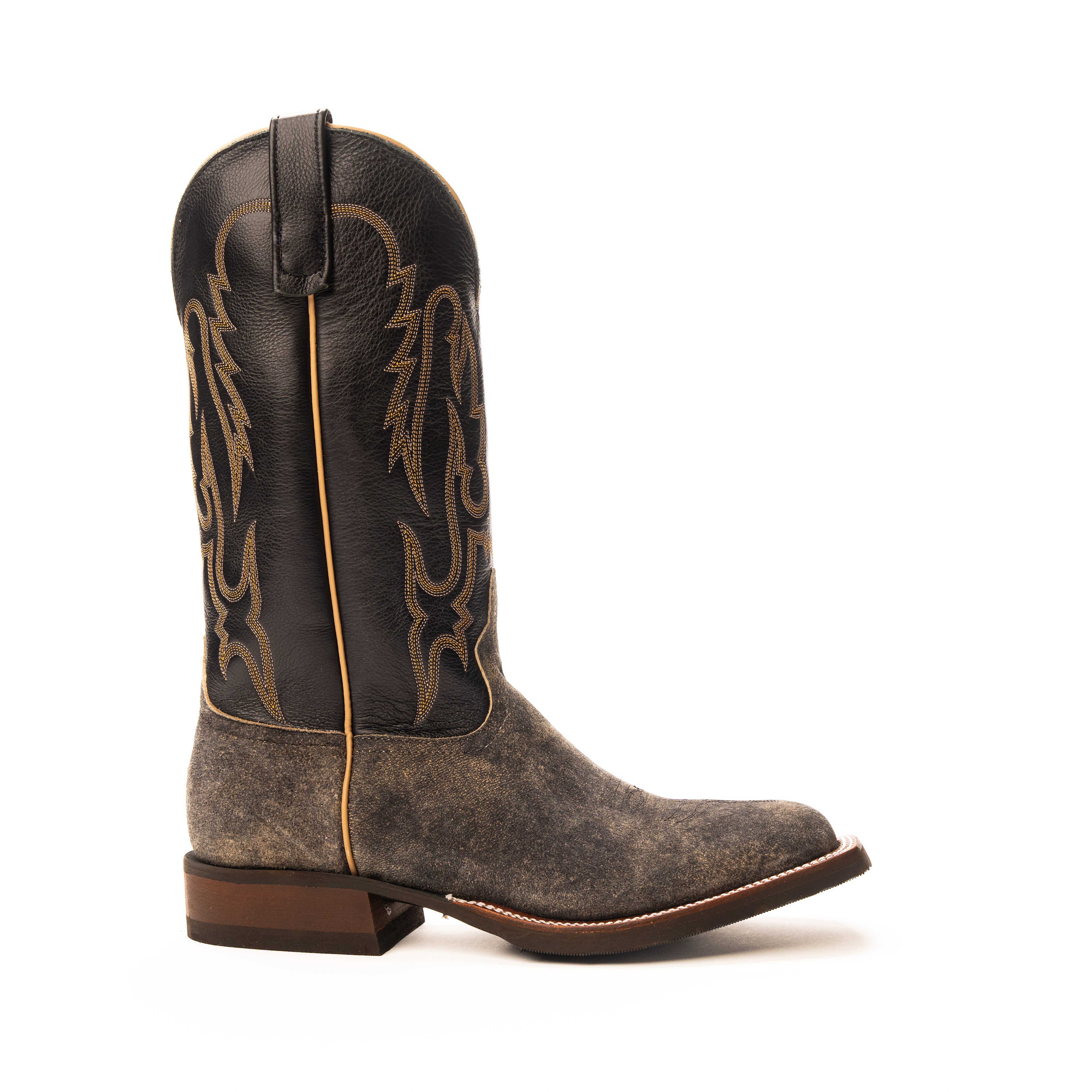 Anderson Bean Feral Sow with 13" Black Deercow Top - Crazy House Western Wear