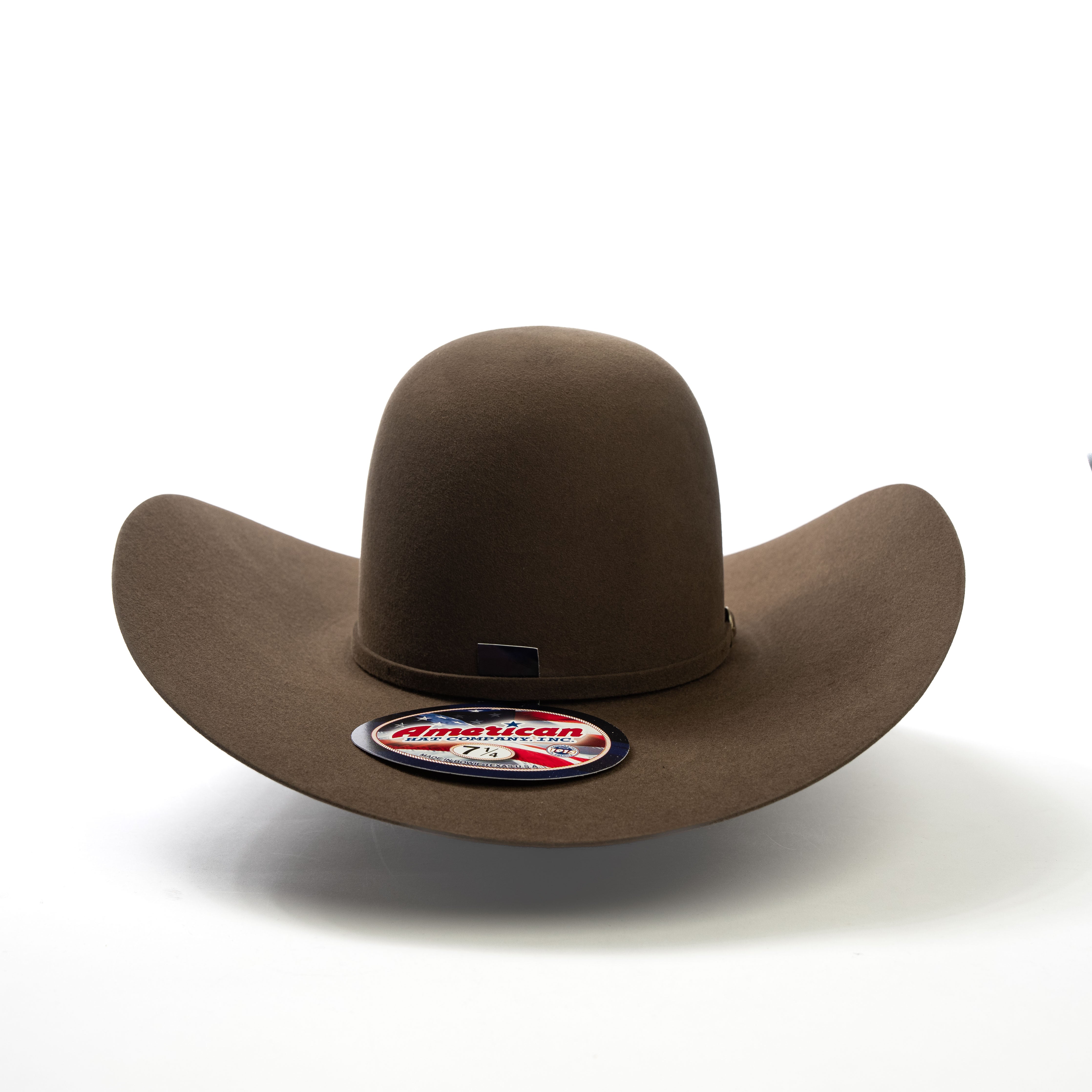 American 7X Pecan 4 1/4" Felt Hat - Crazy House Western Wear