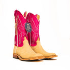 Anderson Bean Tan Crazyhorse with 13" Kidskin Dodder Top - Crazy House Western Wear