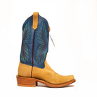 Rios Tan Newman with 13" Blue Deercow Top - Crazy House Western Wear