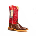 Anderson Bean Tobacco Caiman Belly with 13" Tristan Kidskin Top S3014 - Crazy House Western Wear