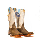 Anderson Bean Tan Safari Buffalo with 13" Bone Top - Crazy House Western Wear