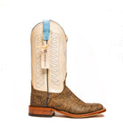 Anderson Bean Tan Safari Buffalo with 13" Bone Top - Crazy House Western Wear