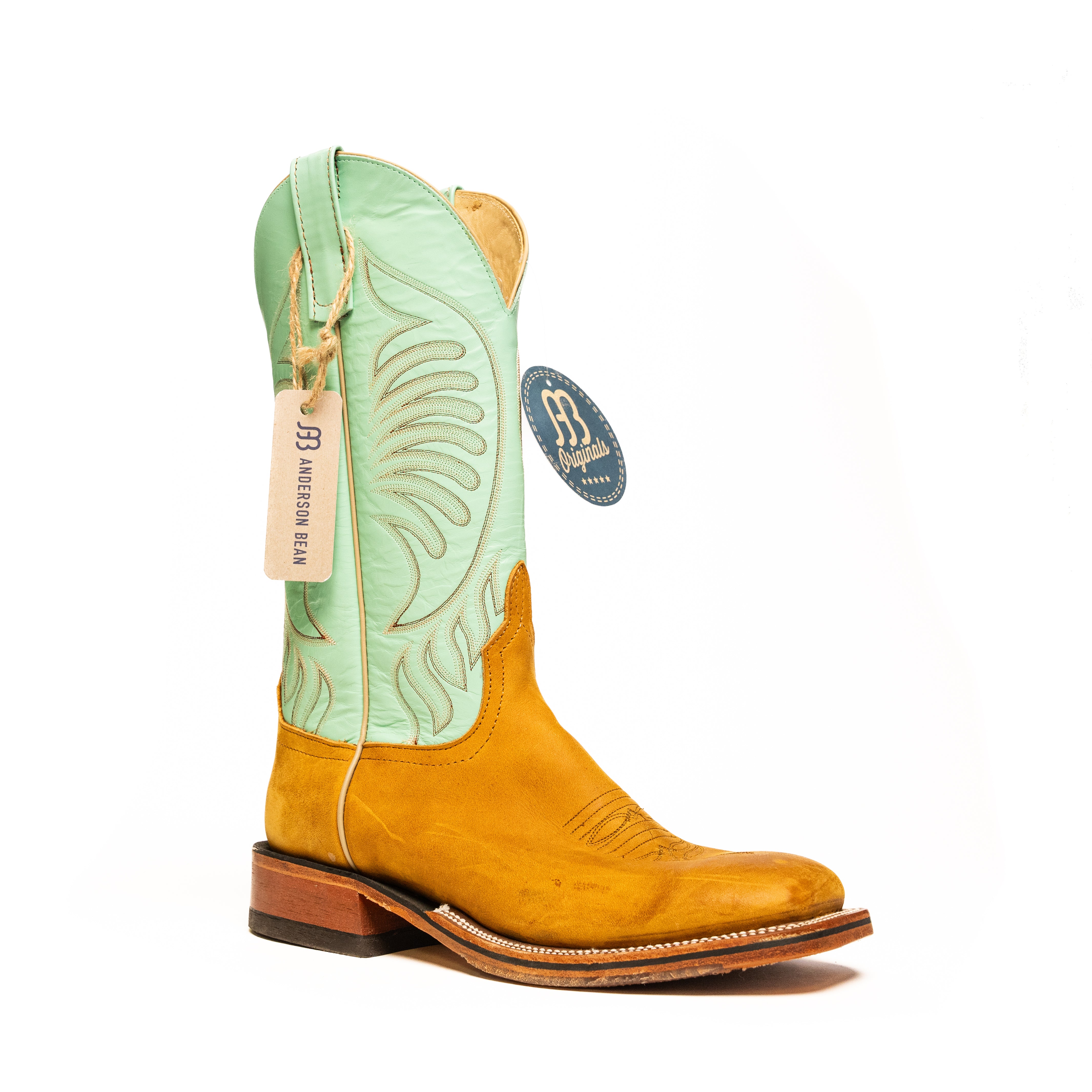 Anderson Bean Burnished Rust with 13" Mint Glove - Crazy House Western Wear