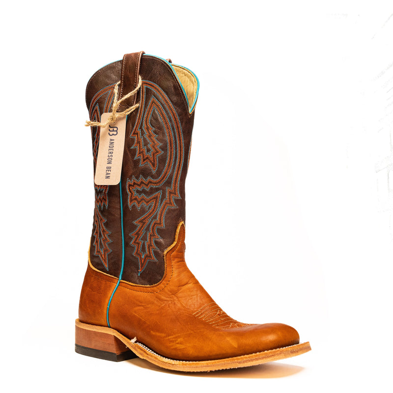 Anderson Bean Tobacco Yeti Antelope with 13" Brass Explosion Top S1106 - Crazy House Western Wear