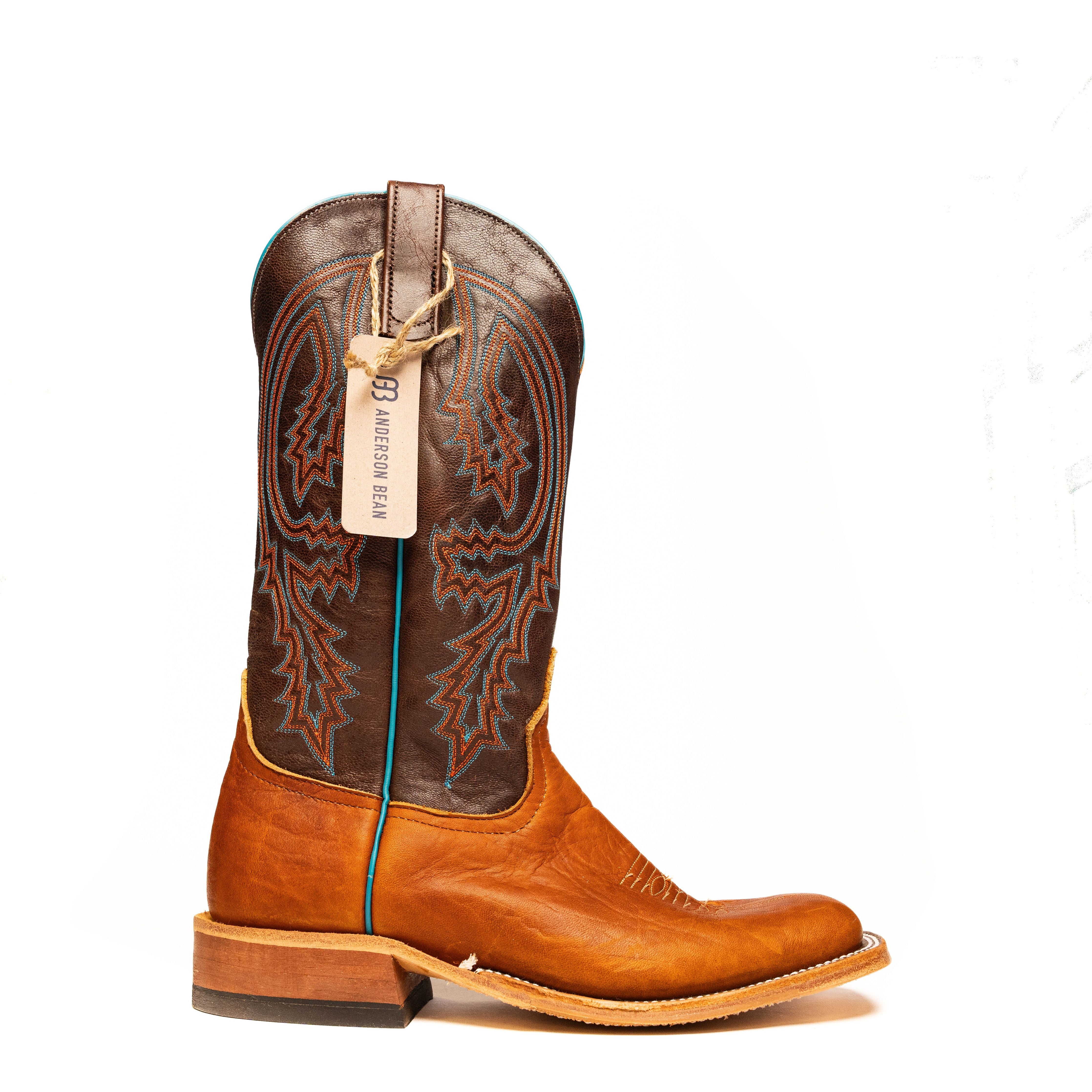 Anderson Bean Tobacco Yeti Antelope with 13" Brass Explosion Top S1106 - Crazy House Western Wear