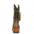 Anderson Bean Cocoa Big Bass with 13" Green Velvet Top - Crazy House Western Wear