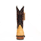 Anderson Bean Mesquite Rust Crazy Horse with 13" Essex Blue Kidskin Top - Crazy House Western Wear