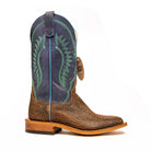 Anderson Bean Cognac Safari Buffalo with 13"Blue Top - Crazy House Western Wear