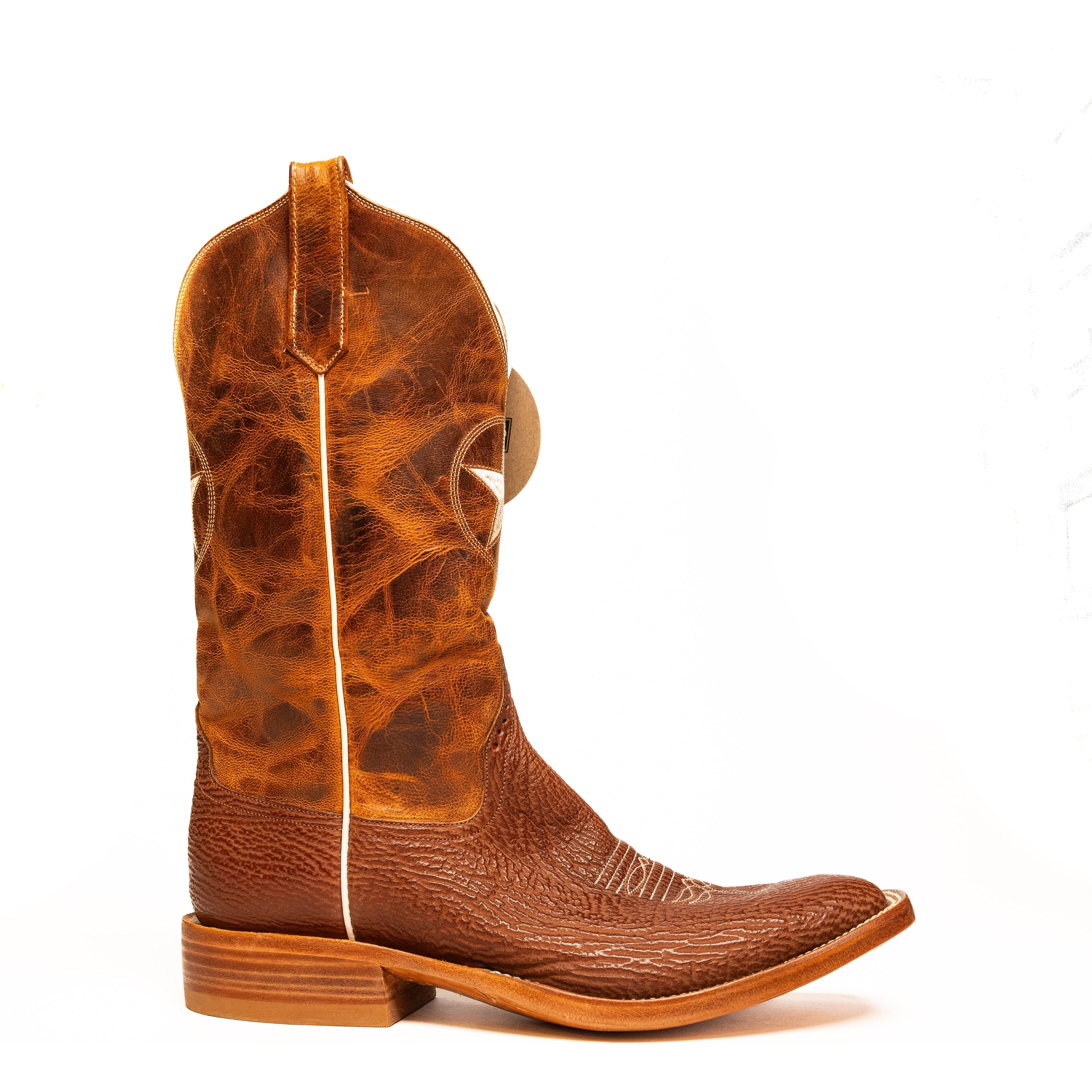 Rios Chili Shark with 13" Rust Mad Dog Top - Crazy House Western Wear