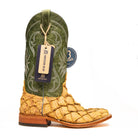 Anderson Bean Antique Saddle Big Bass with 13" Emerald Explosion Top - Crazy House Western Wear