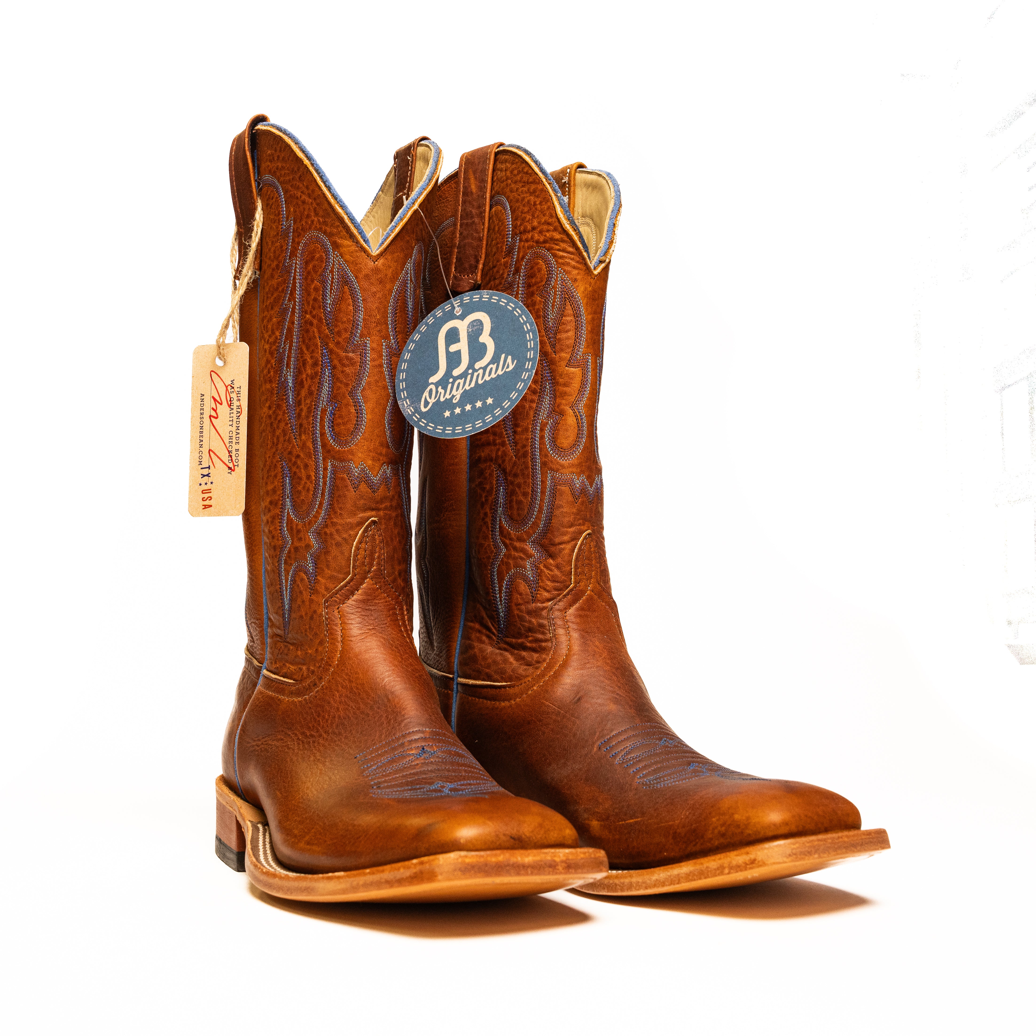 Anderson Bean Ochre Worn Saddle with 13" Saddle Top - Crazy House Western Wear