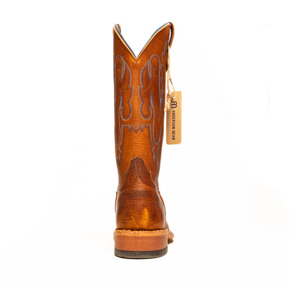 Anderson Bean Ochre Worn Saddle with 13" Saddle Top - Crazy House Western Wear