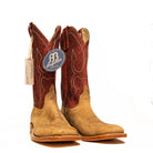 Anderson Bean Elk with 13" Red Chex Top - Crazy House Western Wear