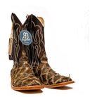 Anderson Bean Rust Tobacco Big Bass with 13" Chocolate Top - Crazy House Western Wear