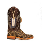 Anderson Bean Rust Tobacco Big Bass with 13" Chocolate Top - Crazy House Western Wear