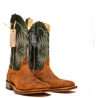 Anderson Bean Rosewood Kudu with 13" Green Velvet Luster Top - Crazy House Western Wear