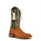 Anderson Bean Rosewood Kudu with 13" Green Velvet Luster Top - Crazy House Western Wear