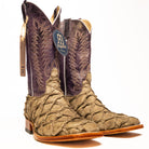 Anderson Bean Gray Matte Big Bass with 13" Purple Sinsation Top - Crazy House Western Wear