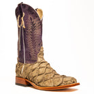 Anderson Bean Gray Matte Big Bass with 13" Purple Sinsation Top - Crazy House Western Wear