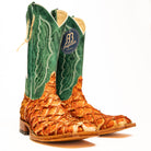 Anderson Bean Cognac Matte Big Bass with 13" Jade Mad Dog Top - Crazy House Western Wear