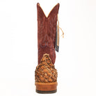 Anderson Bean Cigar Matte Big Bass with 13" Matador Suede Top - Crazy House Western Wear