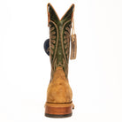 Anderson Bean Sand Angry Elk with 13" Emerald Explosion Top - Crazy House Western Wear