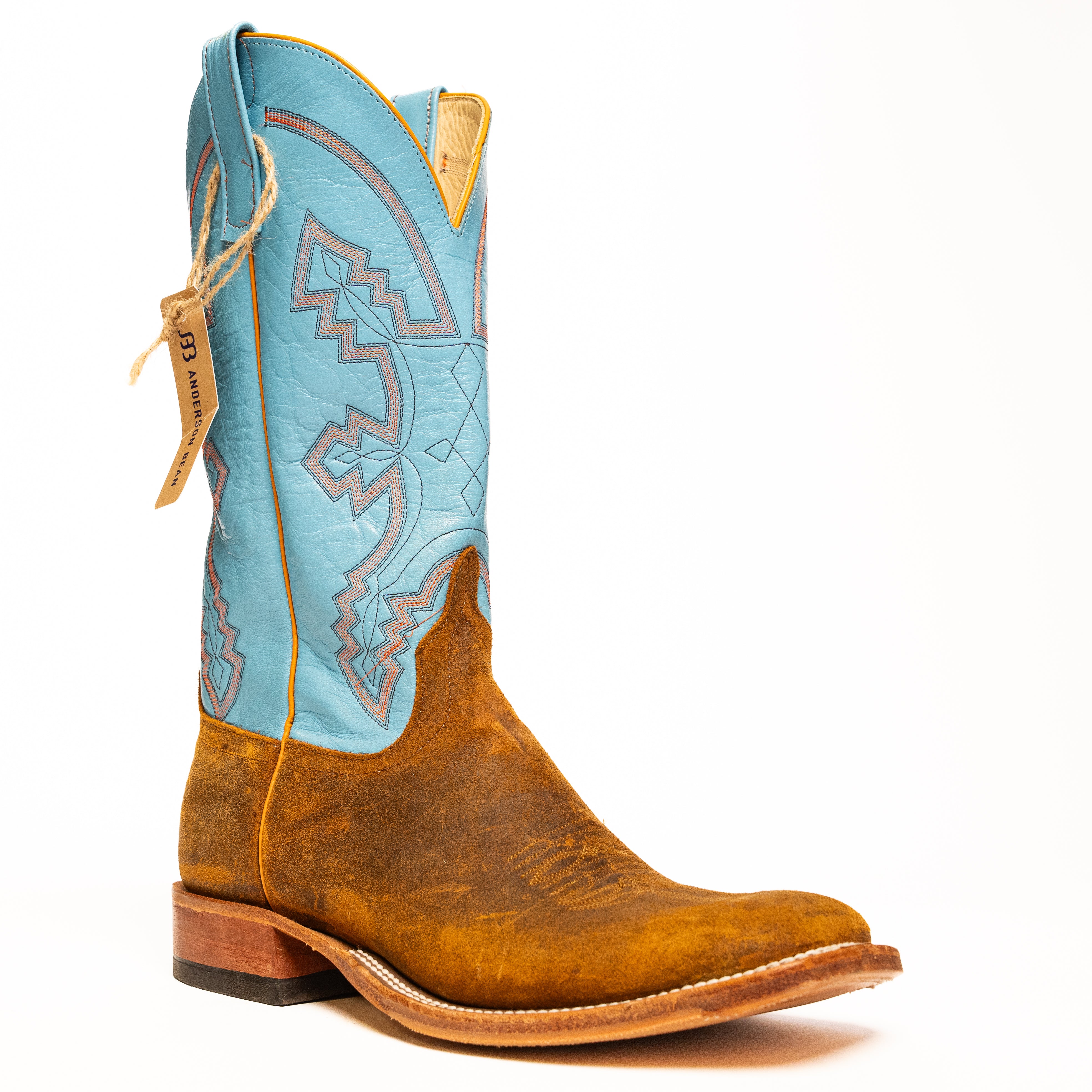 Anderson Bean Wheatbuck Kudu with 13" Lupine Kidskin Top - Crazy House Western Wear