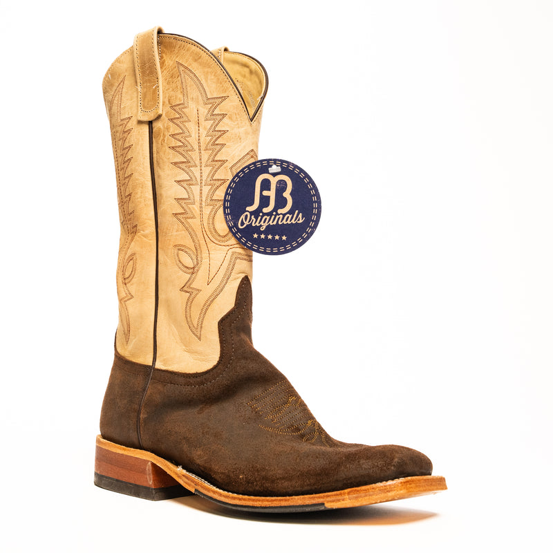 Anderson Bean Waxy Kudu with 13" Bone Mad Cat Top - Crazy House Western Wear