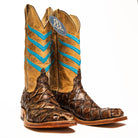 Anderson Bean Matte Cigar Big Bass with 13" Bone Mad Cat Top - Crazy House Western Wear