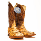 Anderson Bean Cognac Big Bass with 13" Chocolate Lava Top - Crazy House Western Wear