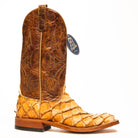 Anderson Bean Cognac Big Bass with 13" Chocolate Lava Top - Crazy House Western Wear
