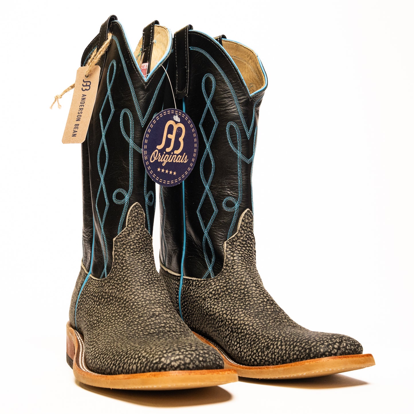 Anderson Bean Gray Safari Giraffe with Black Glove - Crazy House Western Wear