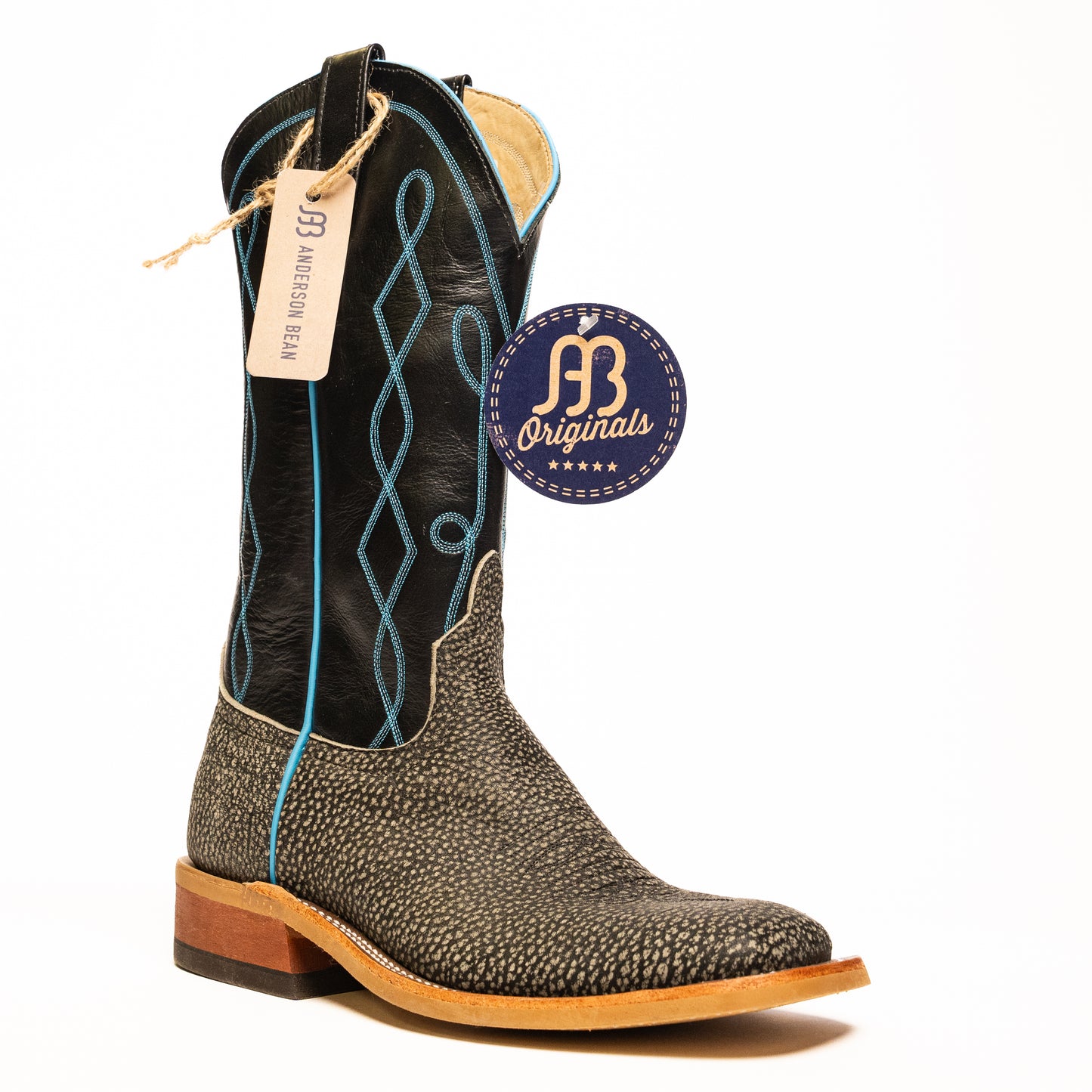 Anderson Bean Gray Safari Giraffe with Black Glove - Crazy House Western Wear