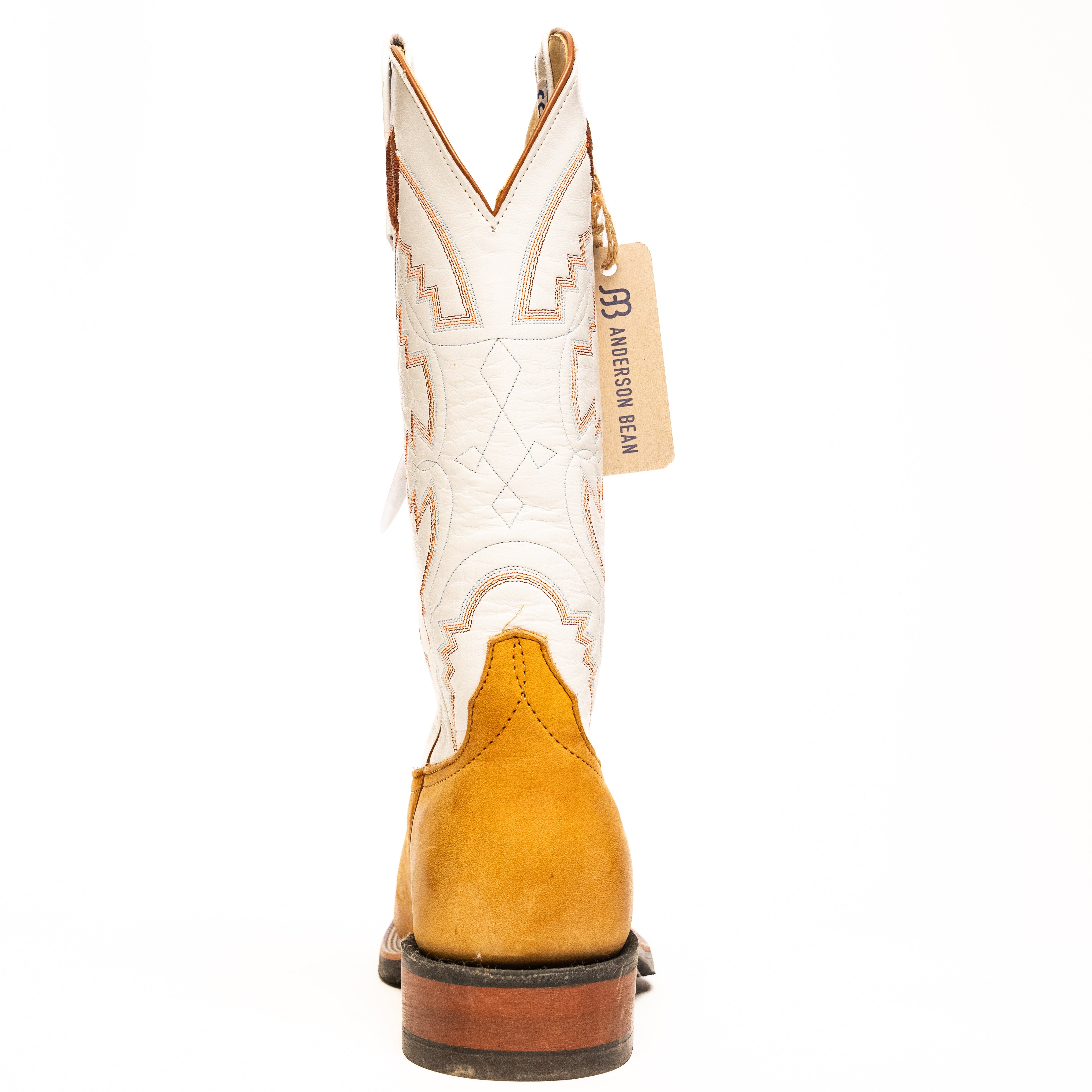 Anderson Bean Rust with 13" White Glove Top - Crazy House Western Wear