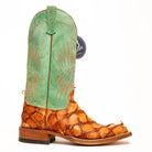 Anderson Bean Cognac Big Bass with 13" Lime Top - Crazy House Western Wear