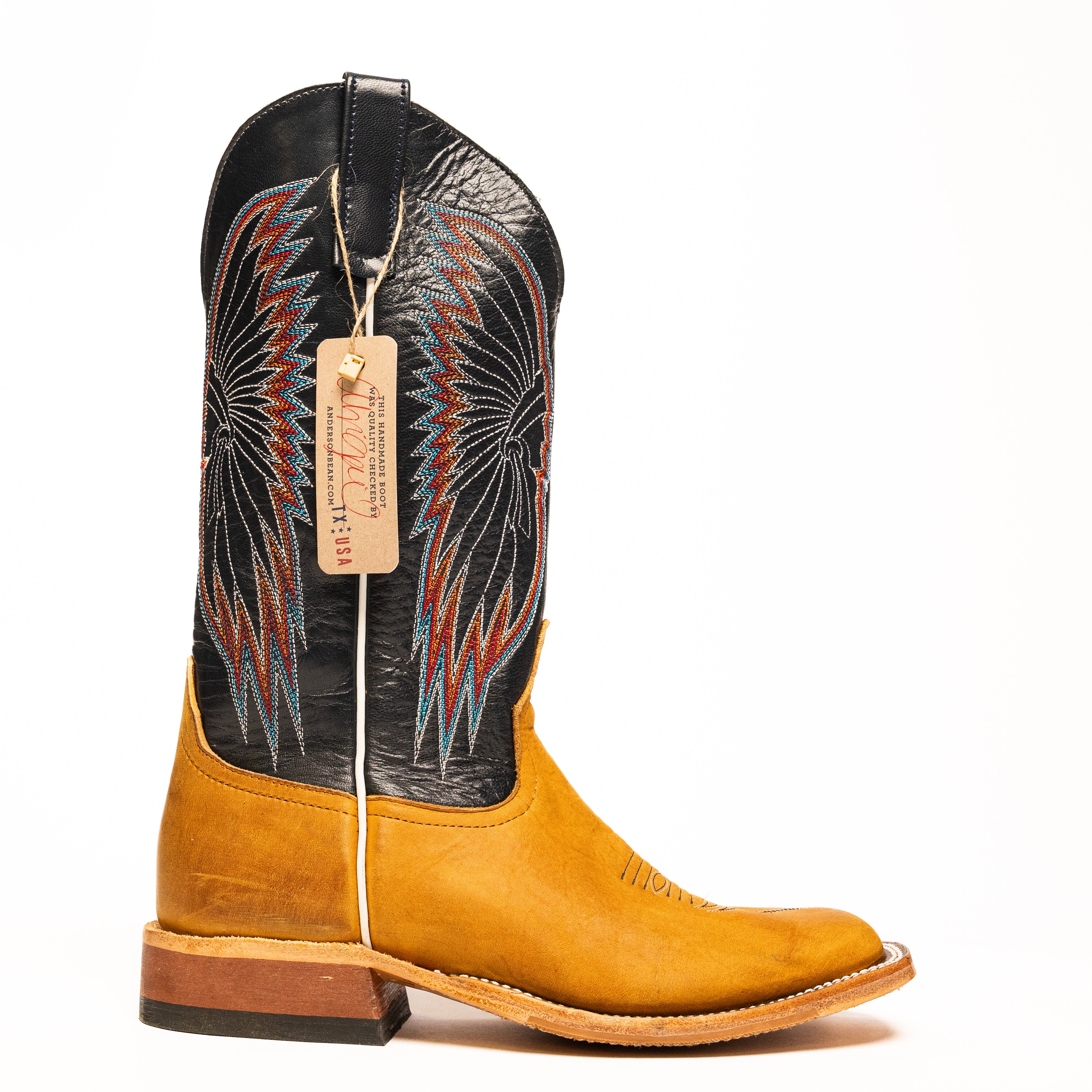 Anderson Bean Rust Crazy Horse with 13" Blue Chief Tops S3007 - Crazy House Western Wear